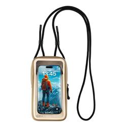 Voděodolné pouzdro na mobilní telefon FIXED Dry Case z hypalonu s certifikací IPX8, khaki