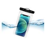 Vodotesné plávajúce puzdro na mobil FIXED Float s kvalitným uzamykacím systémom a certifikáciou IPX8, čierne