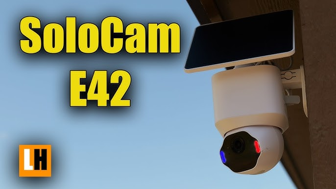Vonkajšia kamera Anker eufy E42 so solárnym nabíjaním, 4K biela