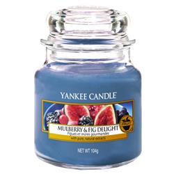 Vonná sviečka Yankee Candle Mulberry & Fig Delight 104 g