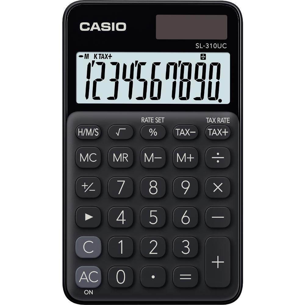 Vrecková kalkulačka Casio SL 310 UC BK, čierna