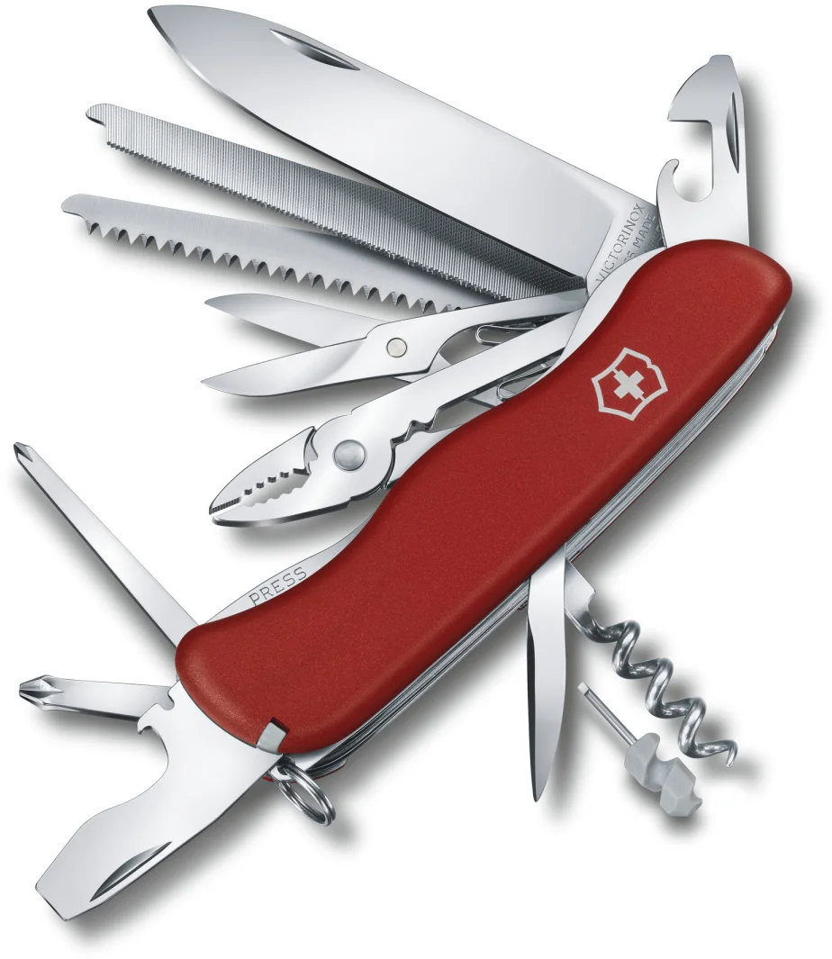 Vreckový nôž Victorinox Workchamp červený