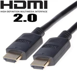 Vysokorýchlostný ethernetový kábel HDMI 2.0, pozlátené konektory, 5 m, rozlíšenie 4K*2K/60Hz, 18 Gb/s