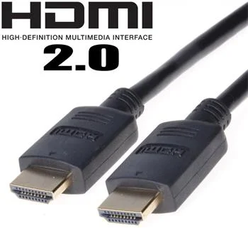 Vysokorýchlostný ethernetový kábel HDMI 2.0, pozlátené konektory, 5 m, rozlíšenie 4K*2K/60Hz, 18 Gb/s