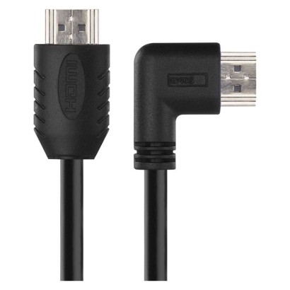 Vysokorýchlostný kábel HDMI 2.0 A vidlica - A vidlica 90° 3 m