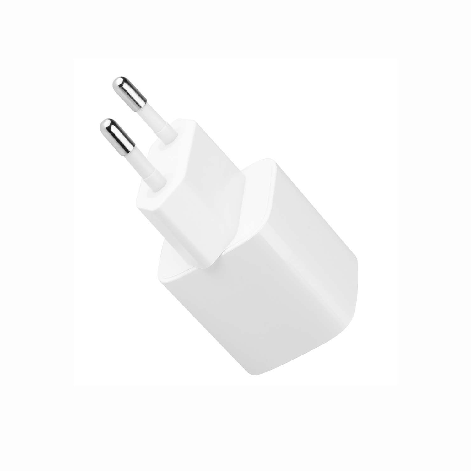 Výstupná nabíjačka FIXED Mini USB-C a sada káblov USB-C/USB-C, podpora PD, 1 meter, 30 W, biela