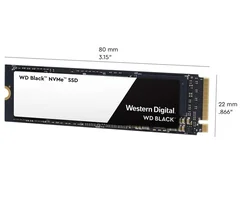 WD BLACK SSD WDS250G2X0C 250GB NVMe M.2 PCIe Gen3