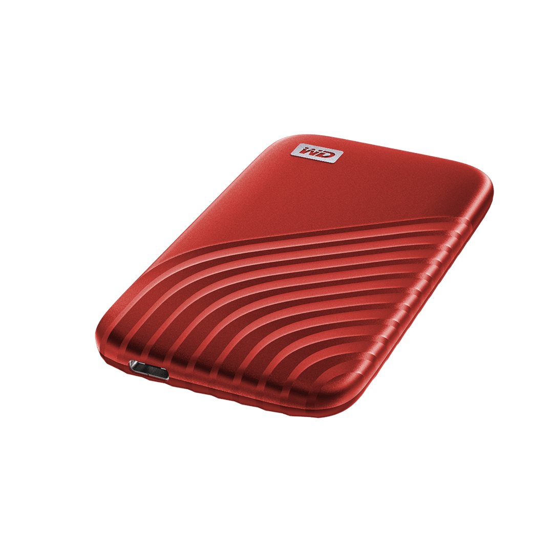 WD My Passport SSD 2TB červený