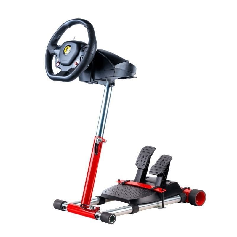 Wheel Stand Pro, stojan na volant a pedále pre Thrustmaster F458 Spider, červený F458 Red