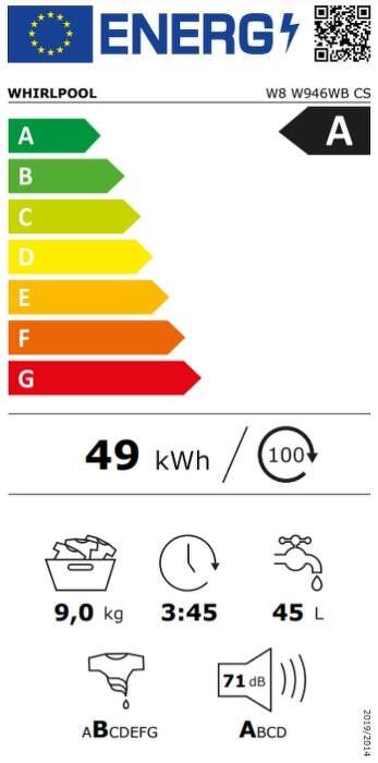 Whirlpool W8 W946WB CS
