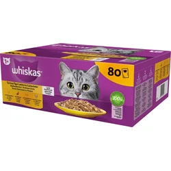 Whiskas Core drůbeží výběr v želé  80x85g kapsička pro kočky