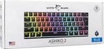 White Shark ASHIKO 2, čierna (US + modré spínače)
