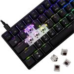 White Shark SHINOBI 2, černá (US + hnědé switche)