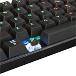 White Shark SHINOBI Black, US layout, hnedý prepínač (GK-2022)