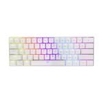 White Shark SHINOBI White, US layout, hnědý switch (GK-2022)