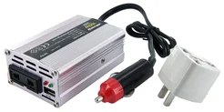 Whitenergy měnič napětí DC/AC 12V / 230V, 150W, USB, mini