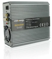Whitenergy měnič napětí DC/AC 24V / 230V, 500W, 2 zásuvky