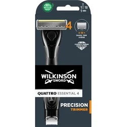 Wilkinson Sword Quattro Titanium Precision Carbon holicí strojek + 1 náhradní hlavice