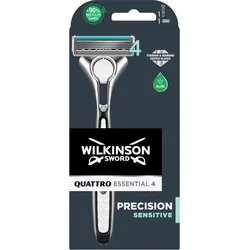 Wilkinson Sword Quattro Titanium Sensitive holicí strojek + 1 náhradní hlavice