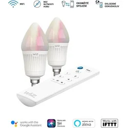 WiZ Wifi chytrá žárovka 2x E14 s ovladačem WZ0143082