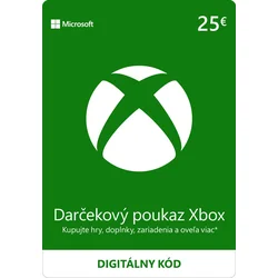 XBOX - Dárková karta Xbox 25 EUR elektronická licence