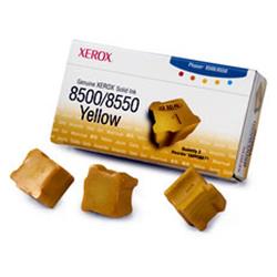 XEROX tuhý inkoust Phaser 8500/8550 (3 kostky), yellow (3.000 stran) - originální