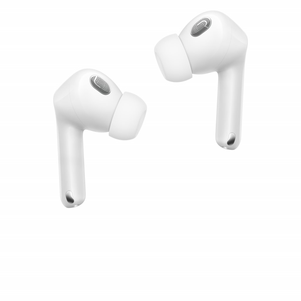 Xiaomi Buds 3T Pro, lesklá biela