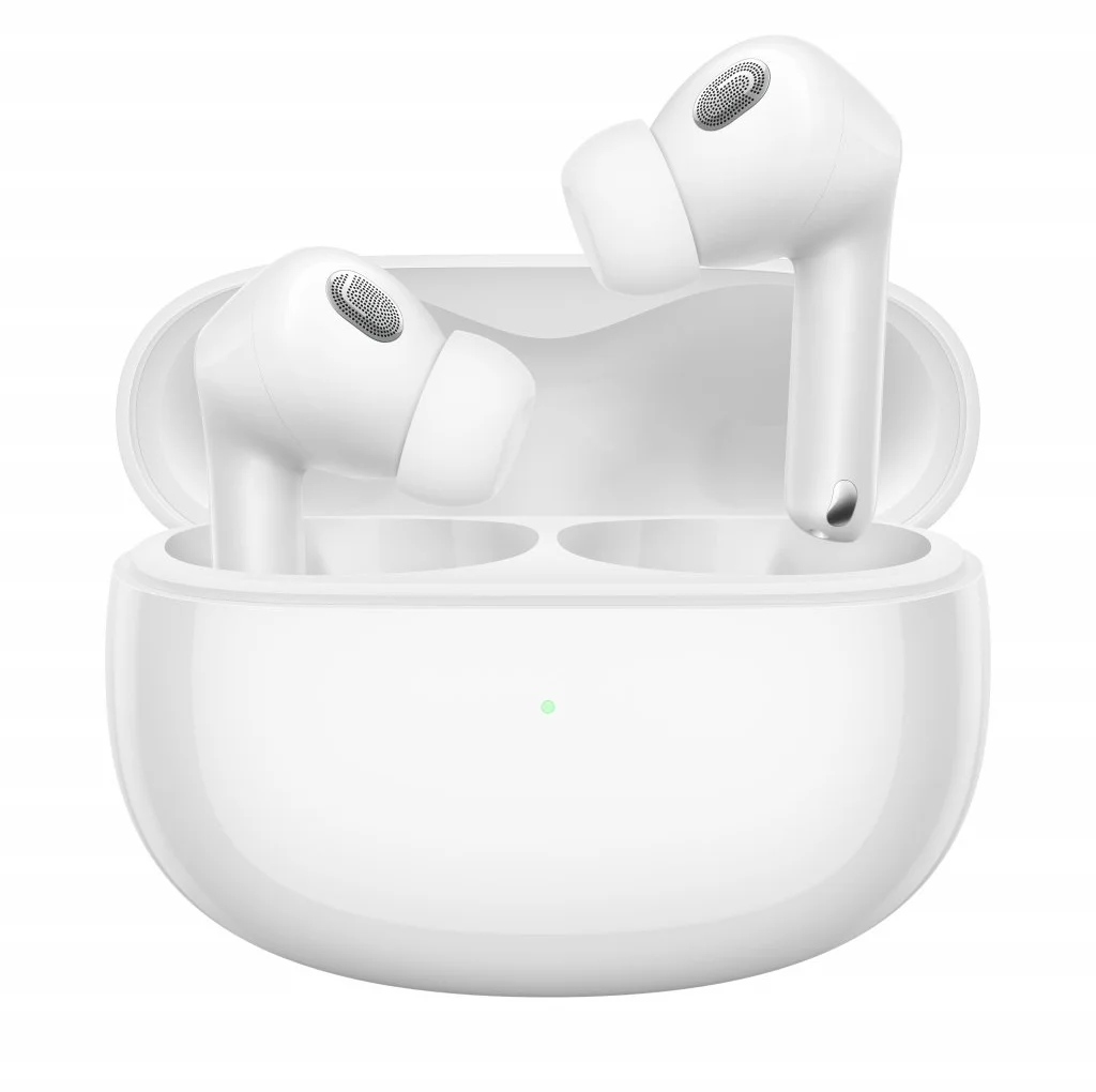 Xiaomi Buds 3T Pro, lesklá biela