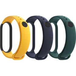 Xiaomi Mi Band 5 náhradní náramky (Blue, Yellow, Green)