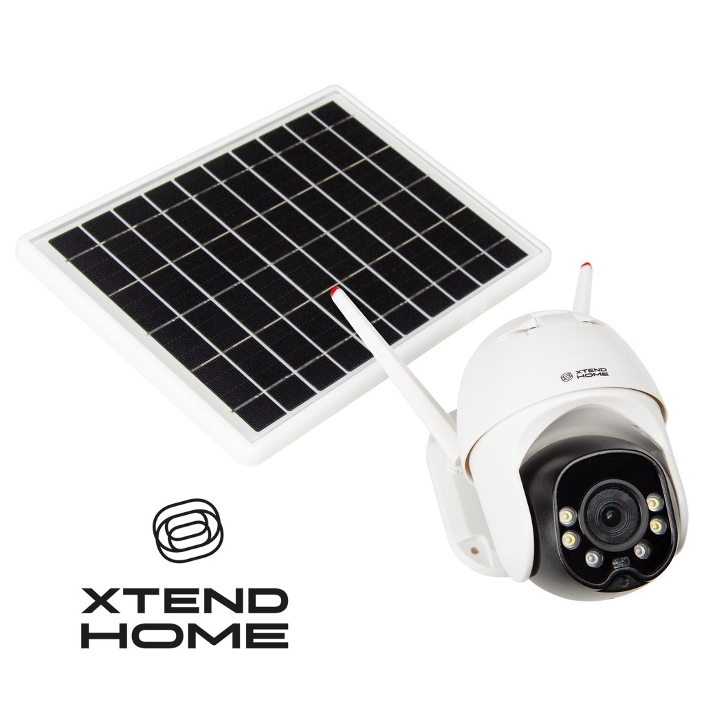Xtend Home SO110/ 4G solárna kamera/ 1080p/ 4mm/ IP65/ solárna/ IR do 15m/ Tuya CZ a SK