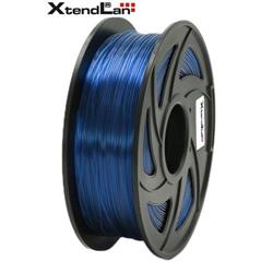 XtendLAN PLA filament 1,75mm průhledný modrý 1kg