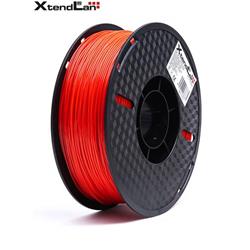 XtendLAN TPU filament 1,75mm transparentní červený 1kg