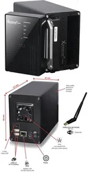 Xtreamer e-Trayz, 2Bay NAS, Web Server, USB2.0