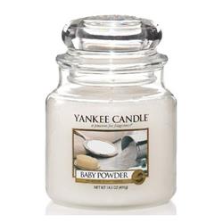 Yankee Candle Baby Powder vonná svíčka 411 g