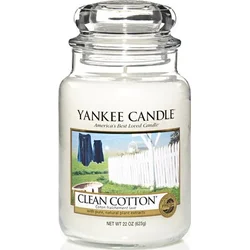 Yankee Candle Classic Vonná sviečka Clean Cotton 623 g