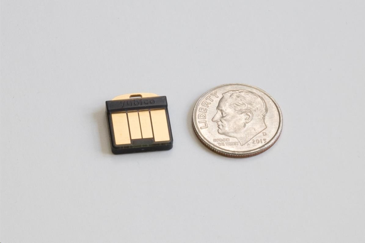 YubiKey 5 Nano - USB-A, klíč/token s vícefaktorovou autentizaci, podpora Smart Card (2FA)