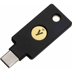 YubiKey 5C NFC - USB-C, kľúč/token s viacfaktorovou autentizáciou, podpora Smart Card (2FA)