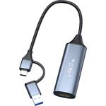 Zachytávač/grafber HDMI PremiumCord s konektorom USB3.0 a USB-C