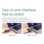 Zachytávač/grafber HDMI PremiumCord s konektorom USB3.0 a USB-C