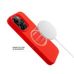 Zadní kryt FIXED MagFlow s podporou MagSafe pro Apple iPhone 14 Pro, červený
