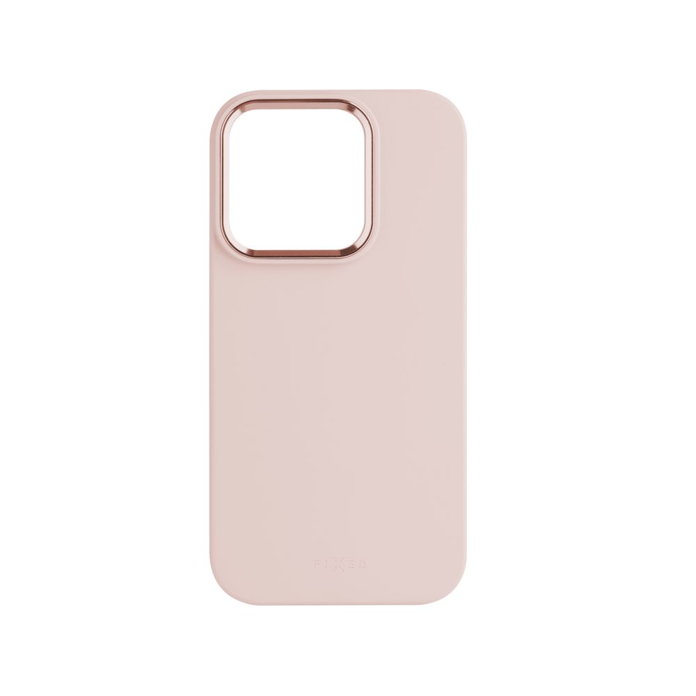 Zadní kryt FIXED MagFlow s podporou MagSafe pro Apple iPhone 15 Pro Max, růžový