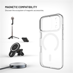 Zadní kryt FIXED MagShell s MagSafe pro Samsung Galaxy S26, čirý