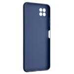 Zadní pogumovaný kryt FIXED Story pro Samsung Galaxy A22 5G, modrý