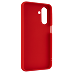 Zadní pogumovaný kryt FIXED Story pro Samsung Galaxy A26 5G, červený