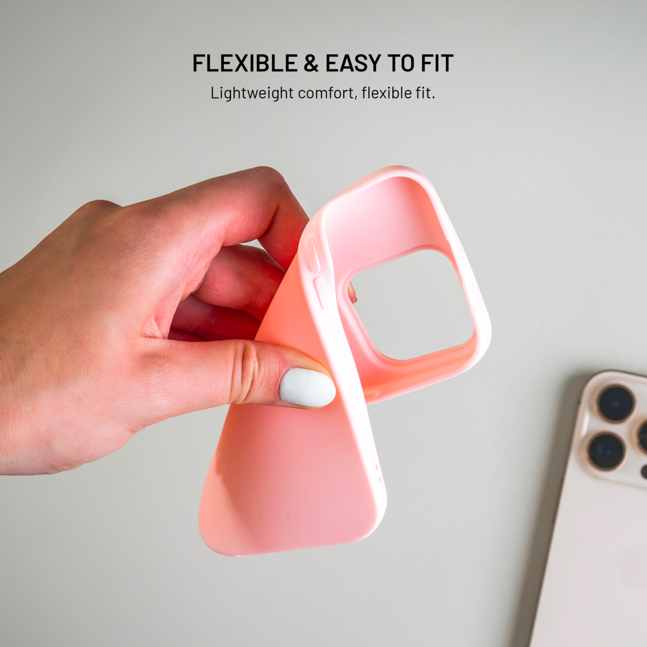 Zadní pogumovaný kryt FIXED Story pro Samsung Galaxy A36 5G, růžový