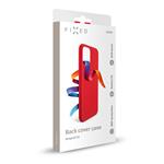 Zadní pogumovaný kryt FIXED Story pro Samsung Galaxy A42 5G/ M42 5G, červený