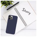Zadní pogumovaný kryt FIXED Story pro Samsung Galaxy S25 Ultra, modrý