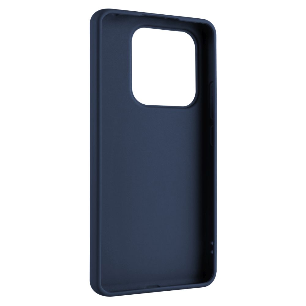 Zadní pogumovaný kryt FIXED Story pro Xiaomi Redmi Note 14 5G, modrý