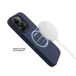Zadný kryt FIXED MagFlow s podporou MagSafe pre Apple iPhone 14 Pro, modrý