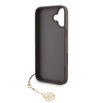 Zadný kryt Guess 4G Charm pre iPhone 16 Plus Tone on Tone Brown